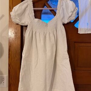 🤍Organic Cotton White Sundress - Laherty